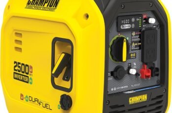 Champion Power Equipment 2500-Watt Dual Fuel Portable Inverter Generator with Quiet Technology and CO Shield