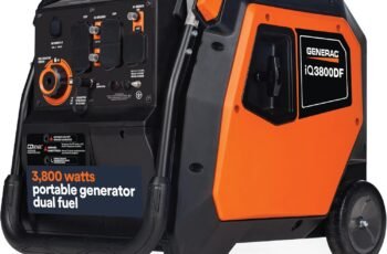 Generac 3,800-Watt Dual-Fuel Portable Inverter Generator