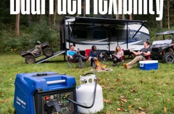 Westinghouse 5000 Peak Watt Super Quiet Dual Fuel Portable Inverter Generator, Remote Electric Start, Gas & Propane Powered, RV Ready, CO Sensor, Parallel Capable