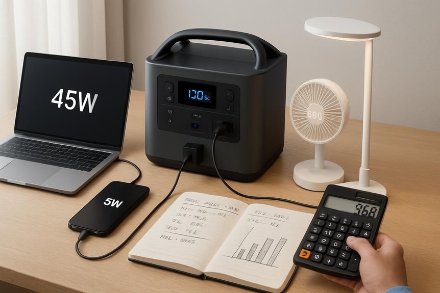 calculate portable power needs