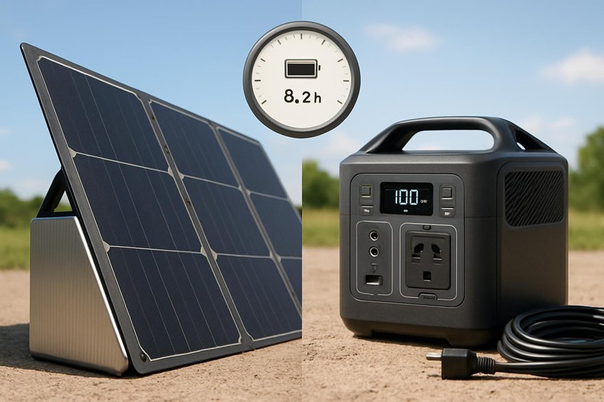 power consistency solar vs portable
