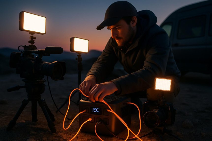 reliable power for filmmaking