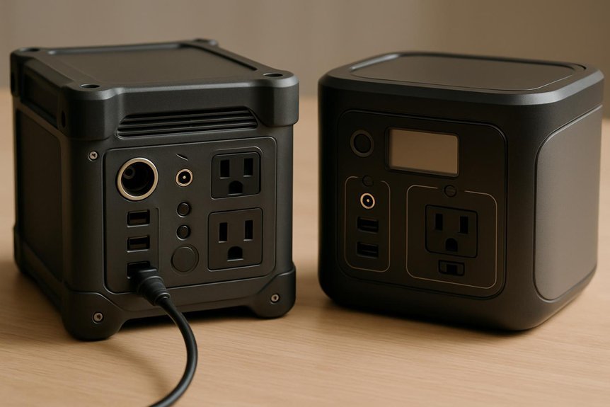 rugged versus sleek design
