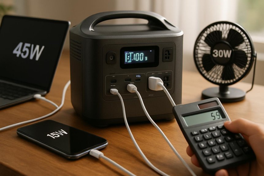watt hours determine usage duration