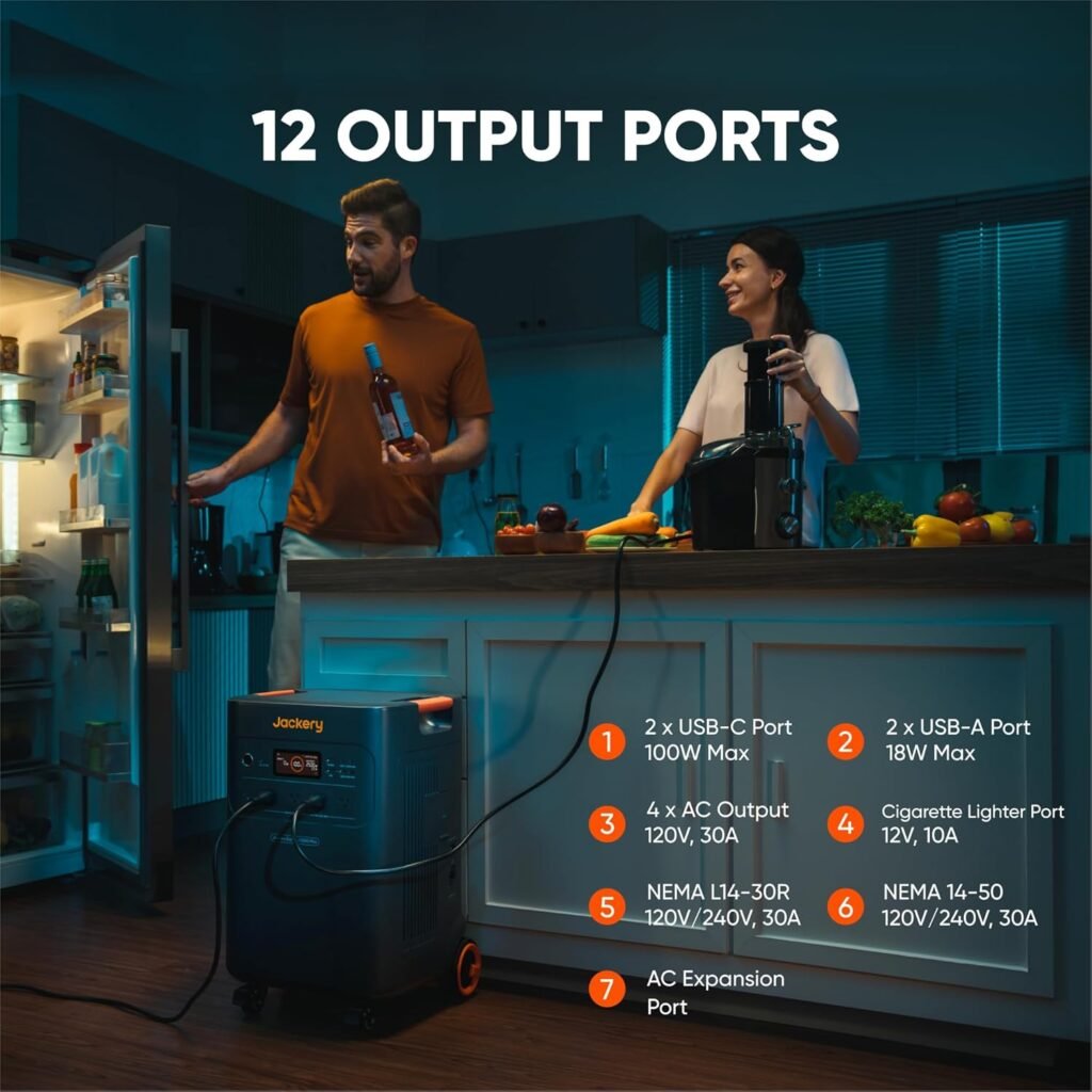 Jackery Solar Generator Plus Portable Power Station, 5040Wh LiFePO4, 7200W 120V/240V AC Output, Expandable to 60kWh, Essential Home Backup for Power Outages (Solar Panel Optional) Jackery Solar Generator Plus Portable Power Station, 5040Wh LiFePO4, 7200W 120V/240V AC Output, Expandable to 60kWh, Essential Home Backup for Power Outages (Solar Panel Optional)